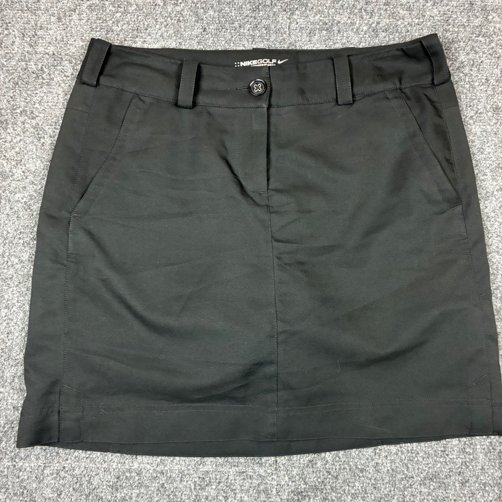 Nike Golf Tour Performance Dri-FIT Black Skirt Womens Size 6 W32 Skort